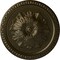 Ekena Millwork Richmond Ceiling Medallion (Fits Canopies up to 2 5/8"), Hand-Painted Green Gold, 18"OD x 1 3/8"P CM18RIGGS - alternate 1